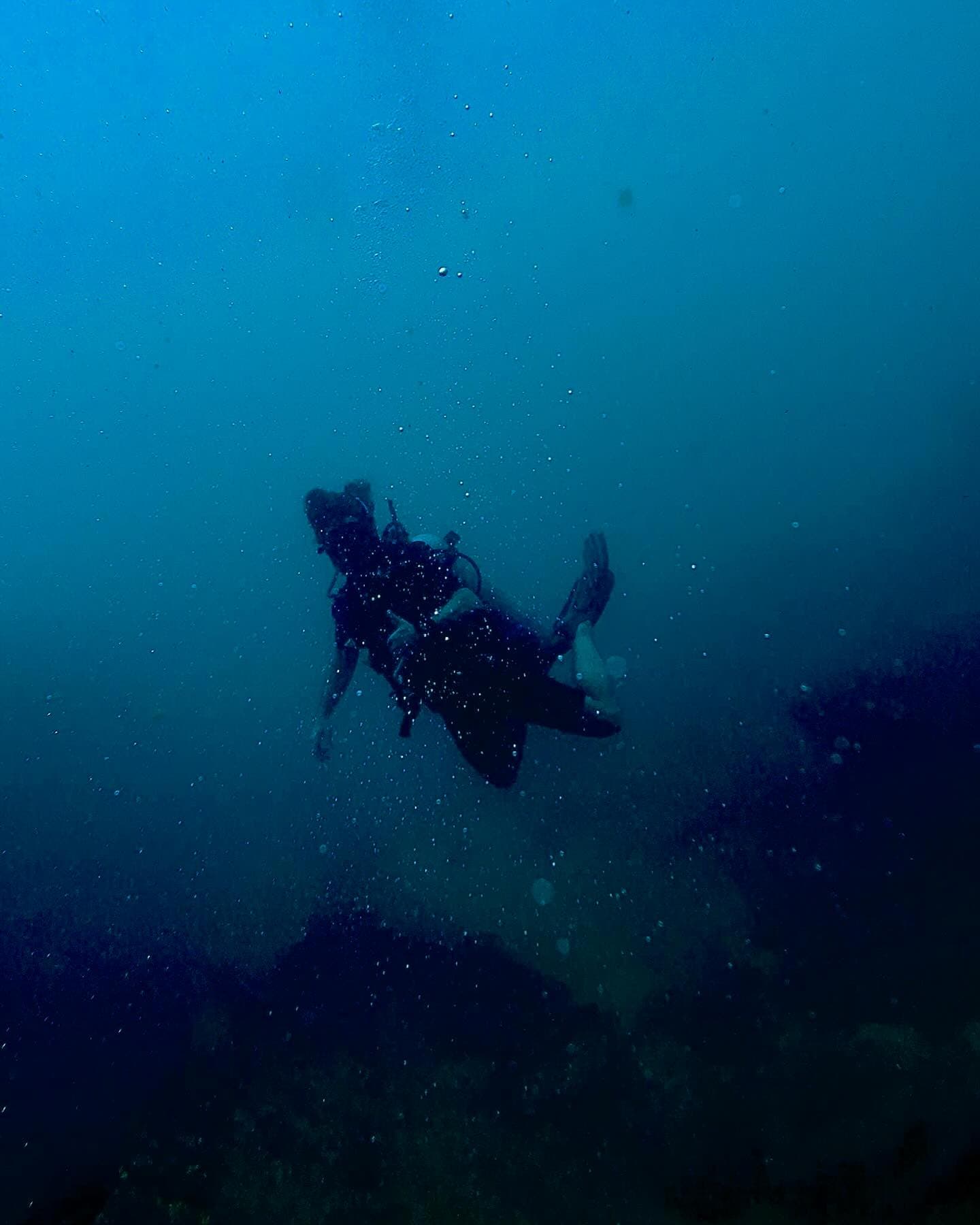 Matt scuba diving