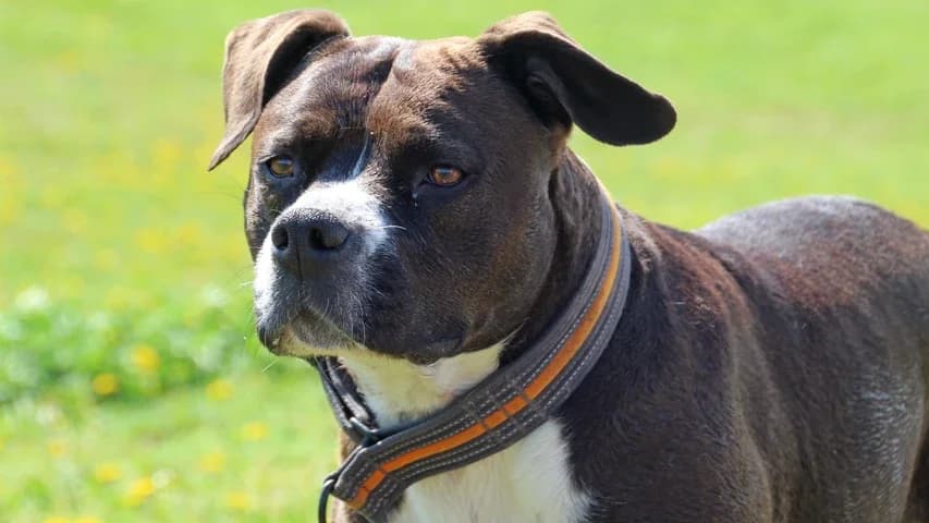 Shila, female 6yo Staffordshire Bull Terrier for adoption at Tierschutzhaus Sonnenhof, Eisenstadt