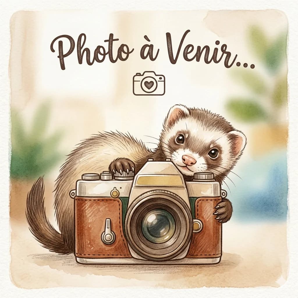 BOUBA, putoisé male puppy mixed breed for adoption at Cody's Ferret ASBL, Erquelinnes