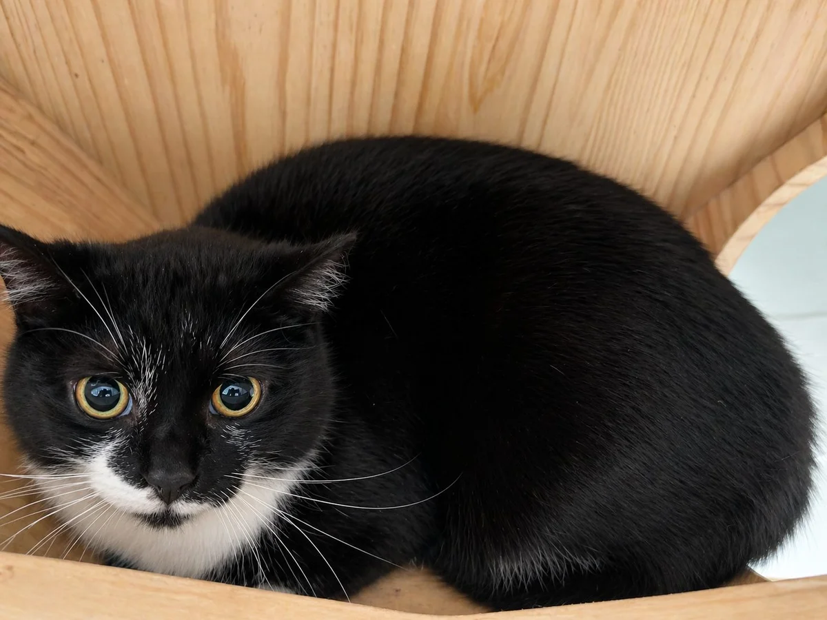 Spark, Zwart-wit male 3yo European Shorthair for adoption at Dierenasiel De Knuffelpootjes, Menen