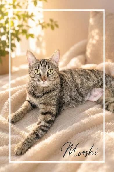 Nellie, female young Mixed Breed for adoption at vzw Katthuis