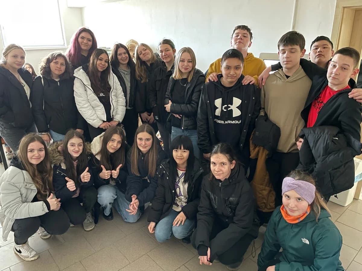 Poděkování žákům ZŠ Dvorského,  Mixed Breed for adoption at Psí útulek