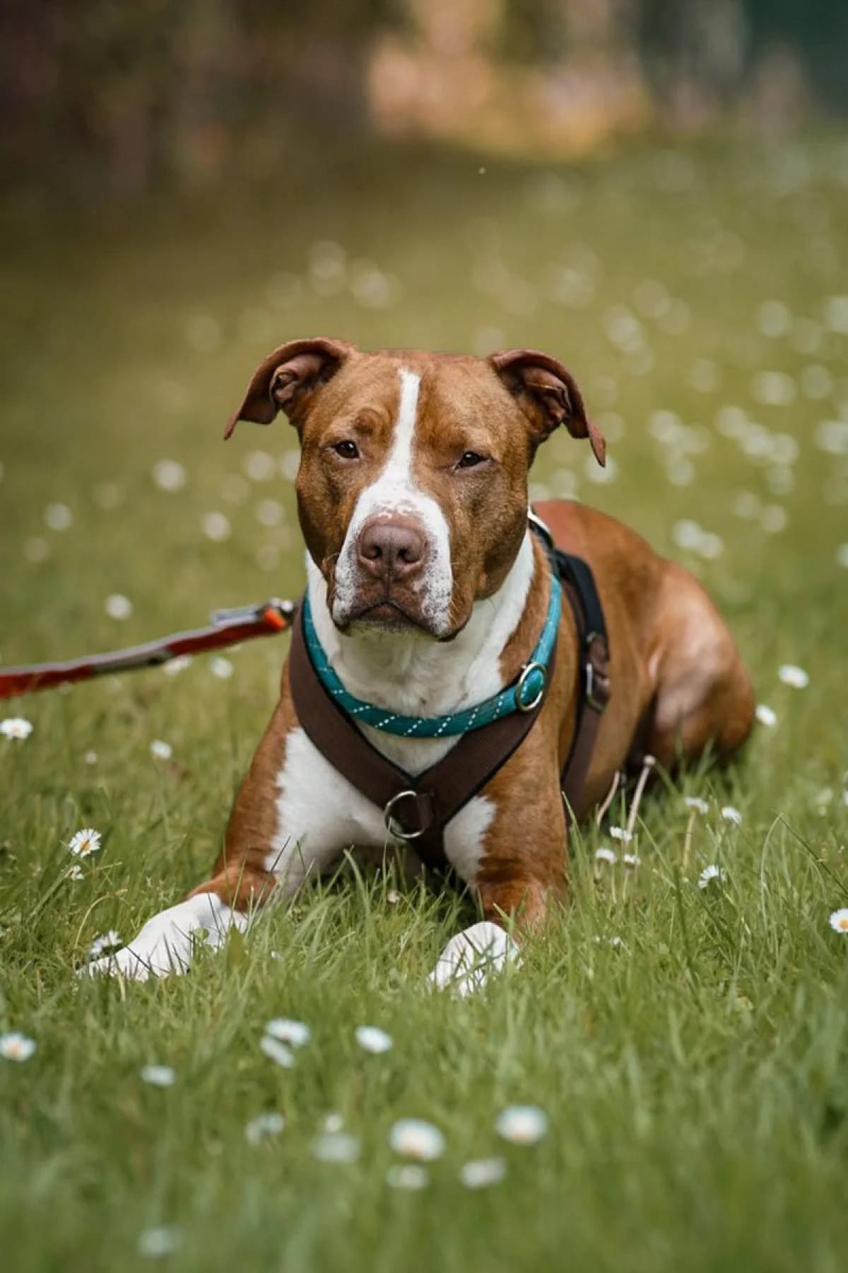 Lion, rot mit weiß male American Staffordshire Terrier for adoption at Tierheim Bochum, Bochum — photo 3 of 6