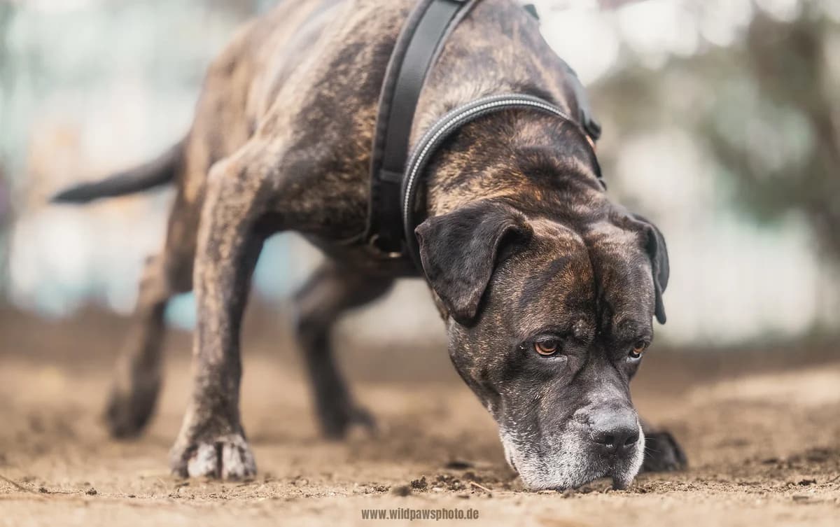 Purple, male Presa Canario for adoption at Städtisches Tierheim Duisburg, Duisburg — photo 3 of 4
