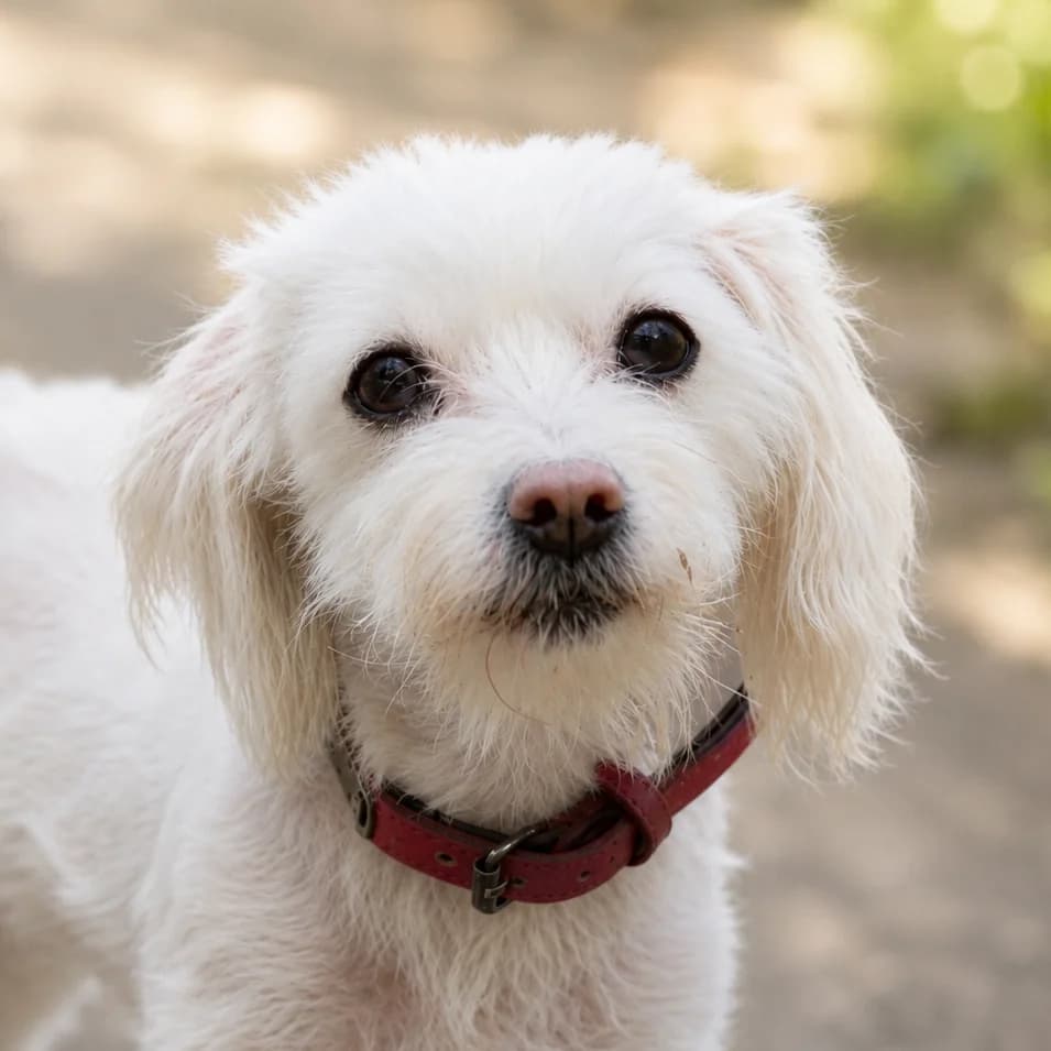 Paulchen, male 3yo Maltese for adoption at Städtisches Tierheim Duisburg, Duisburg