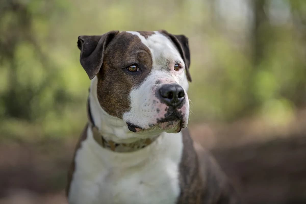 Pacman,  7yo Staffordshire Bull Terrier for adoption at Tierheim Zwickau, Zwickau