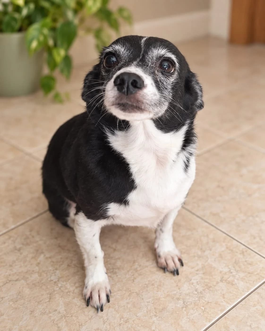 Kelly, female senior Mixed Breed for adoption at Animales Rioja