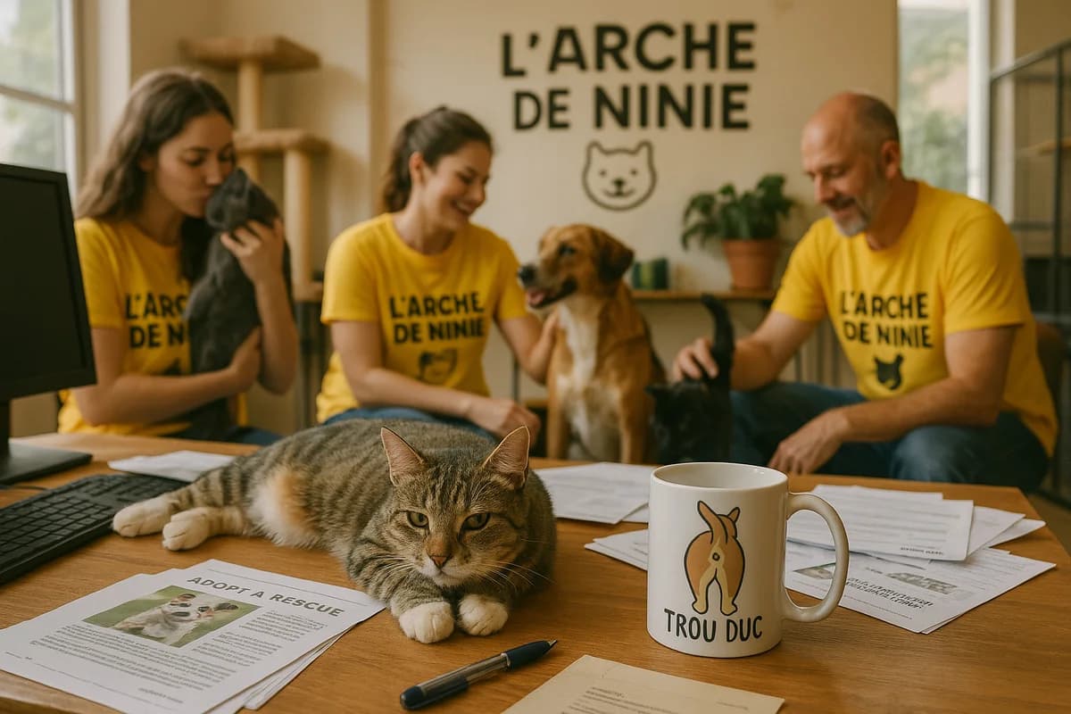 🛠 La Fête du Travail… vue par nos naufragés ! 🐾,  Mixed Breed for adoption at L, Plessé