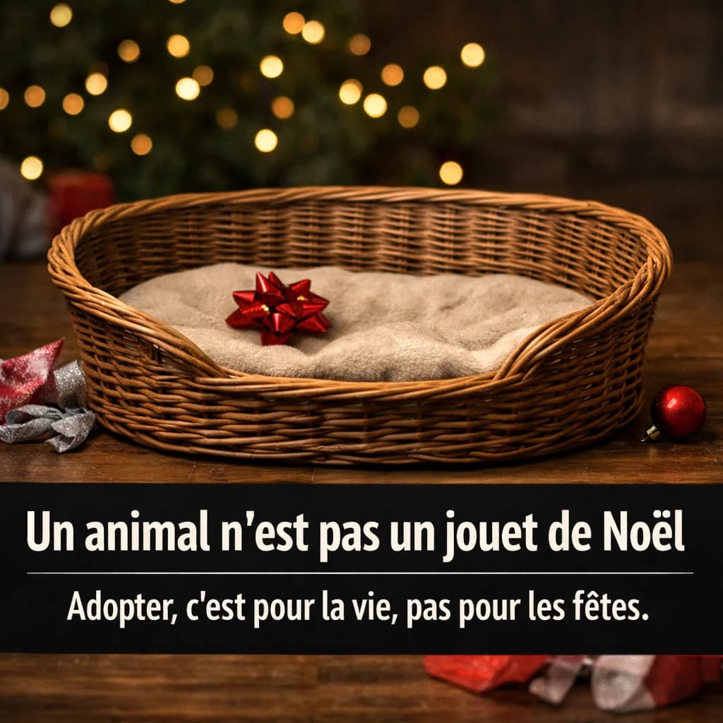 Pourquoi les adoptions font une pause pendant les fêtes de Noël, male senior Mixed Breed for adoption at L, Plessé