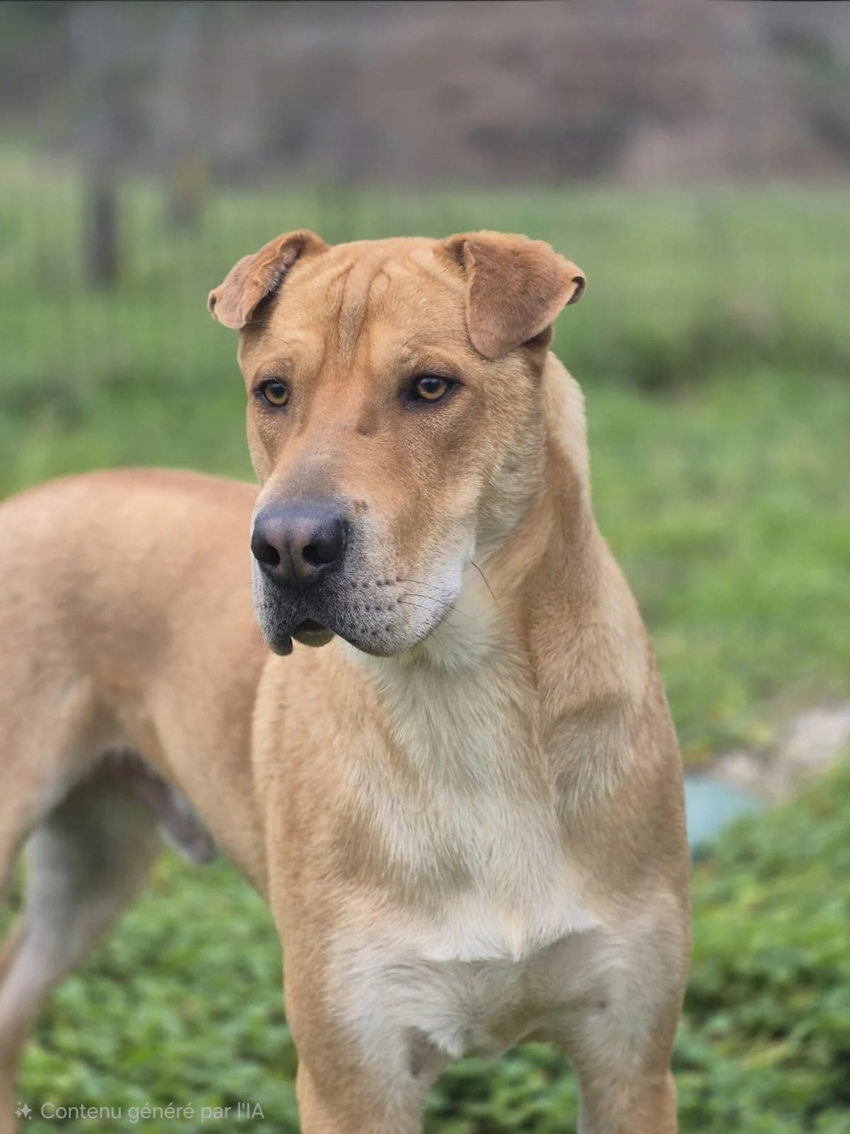 LANCELOT, male Shar Pei for adoption at Refuge Saint Roch (Valence), Valence