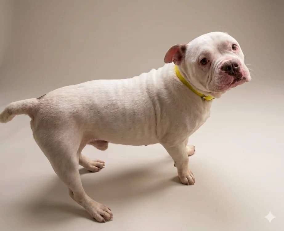 BOOMER, male 6yo American Bully for adoption at SPA Troyes, Troyes