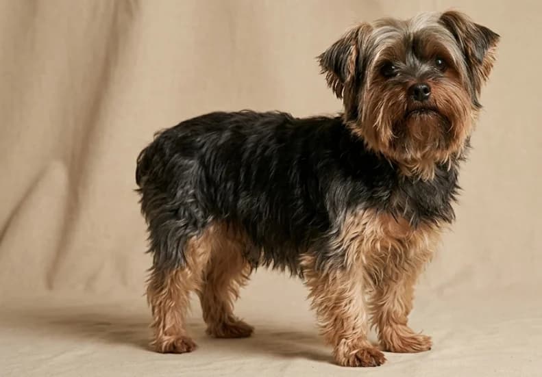 POUNCKY, male senior Yorkshire Terrier for adoption at SPA Troyes, Troyes