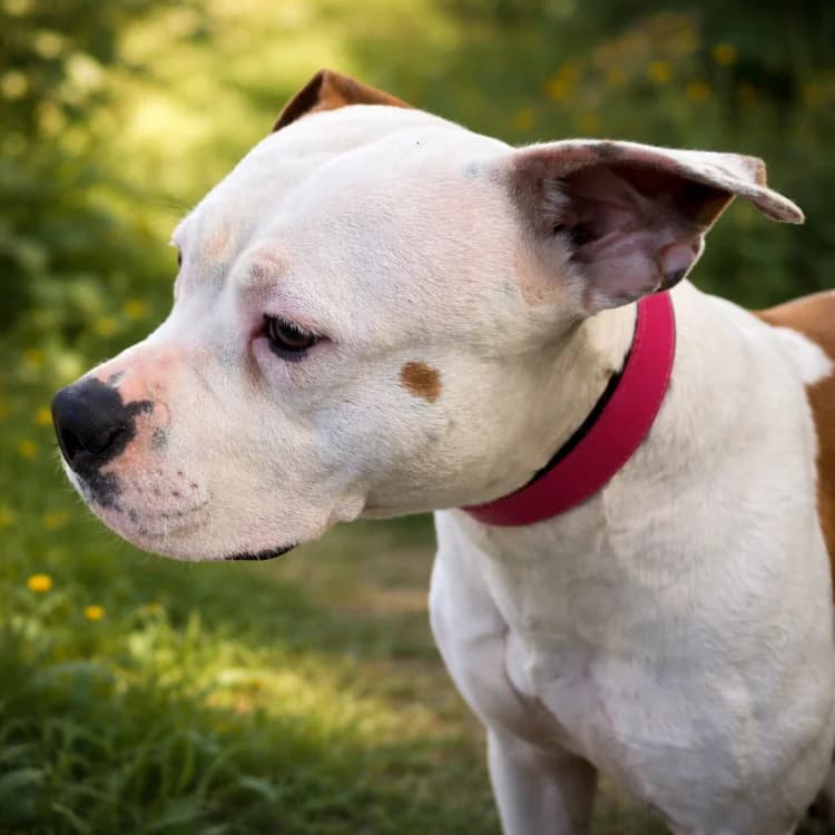 SUNSHINE, female American Staffordshire Terrier for adoption at SPA Vannes, Vannes