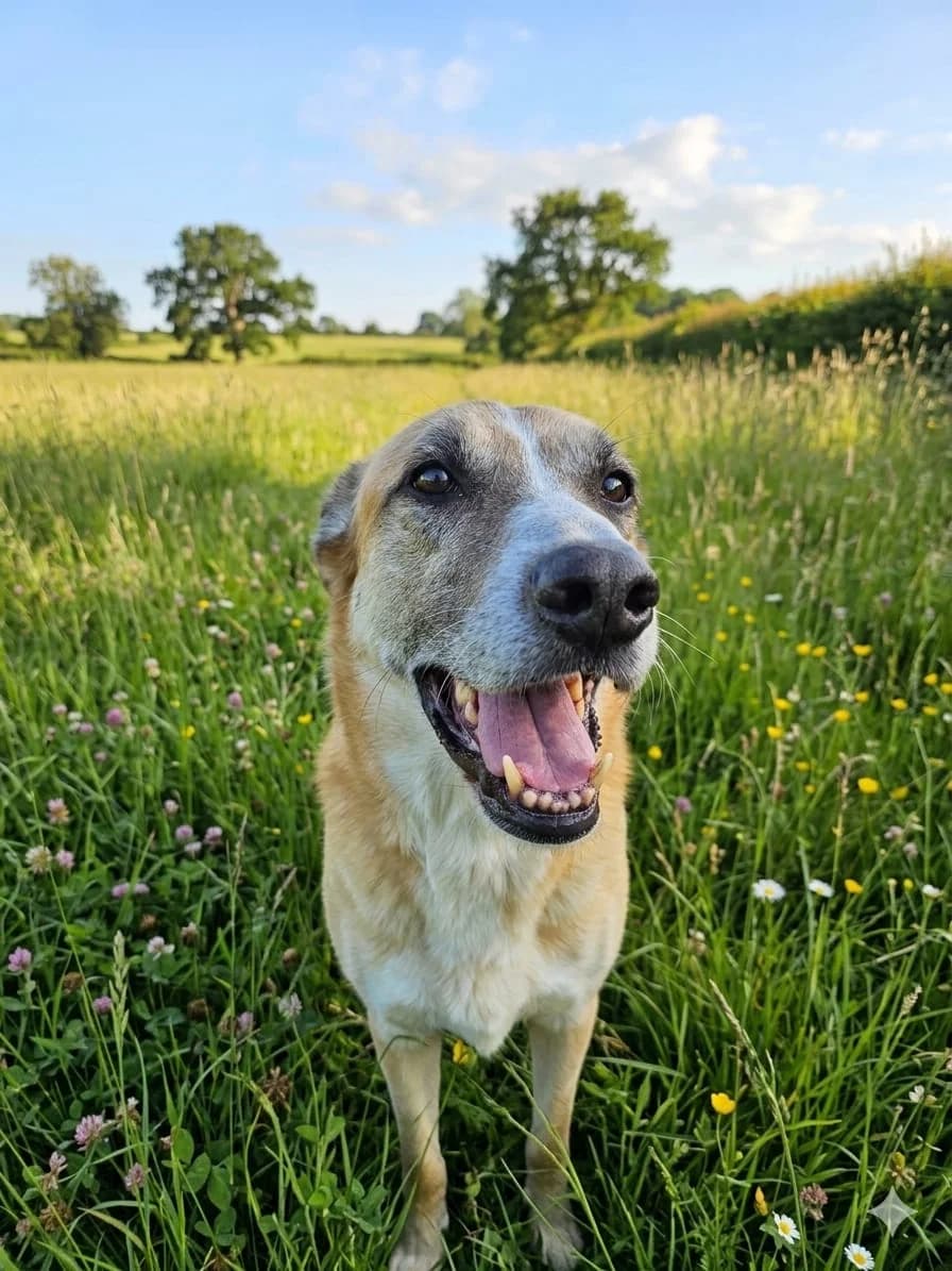 Archie (IN THE UK IN ESSEX) Non disabled GSD mix, seeking an adopter, male senior mixed breed for adoption at Miracle