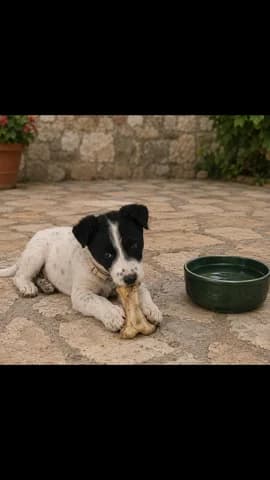 Snoypi (Σνουπι), male puppy Mixed Breed for adoption at Dogs Voice, Athens