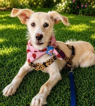 Xanthoyla (Ξανθούλα), female puppy Mixed Breed for adoption at Dogs Voice, Athens
