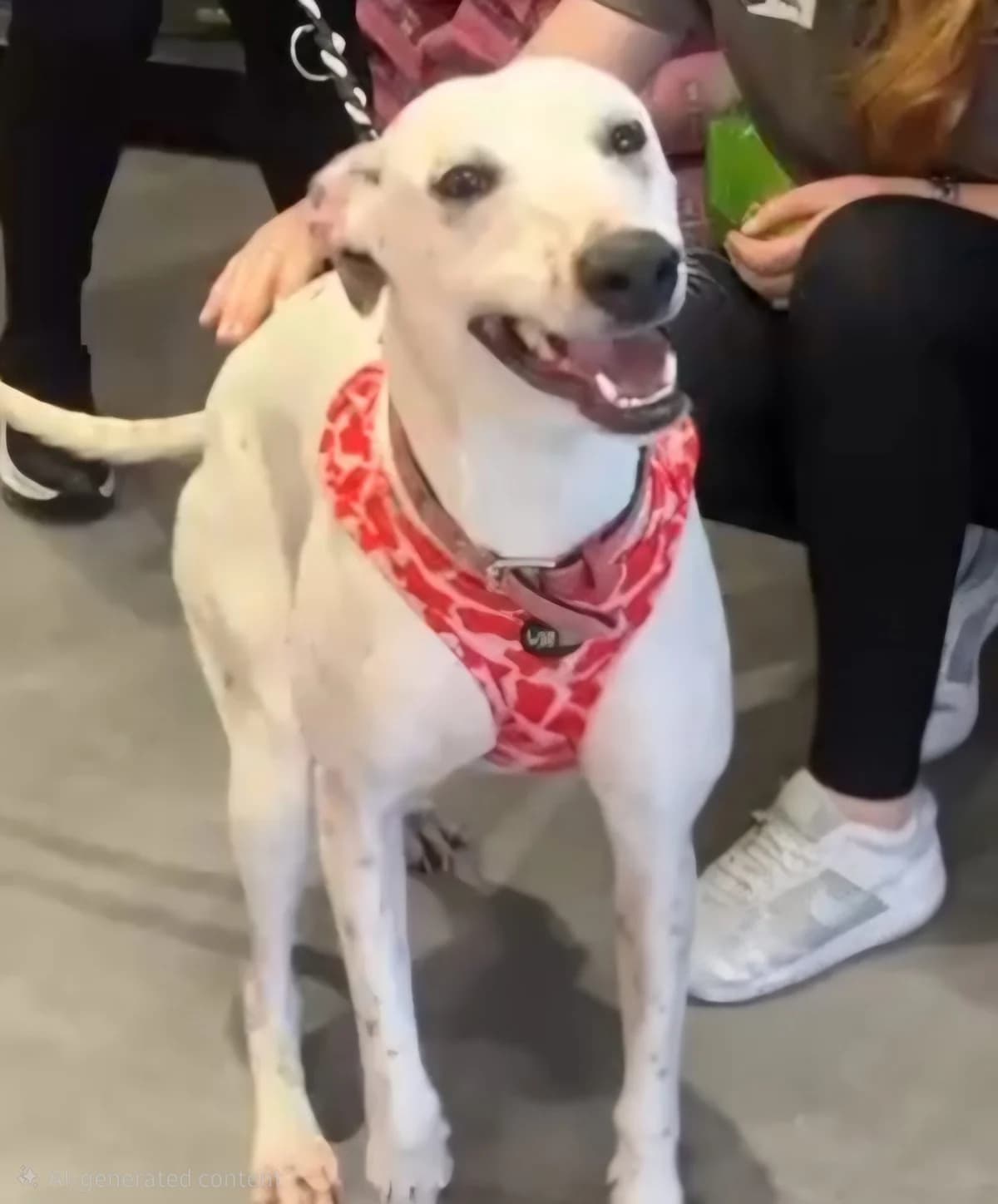 Saoirse, female young Lurcher for adoption at PAWS Animal Rescue, Cork