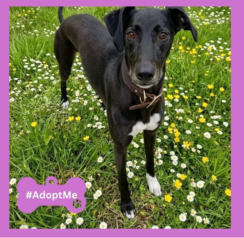 Bolt, male 5yo Lurcher for adoption at PetMatch Ireland
