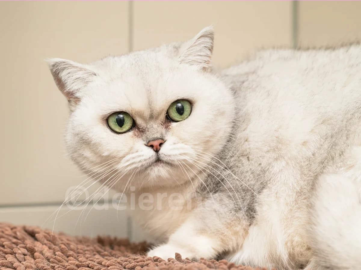 Feyre, female senior British Shorthair for adoption at Déierenasyl Luxembourg, Gasperich, Luxembourg City