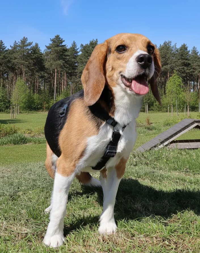 Giovanni (ex-proefbeagle), male 3yo Beagle for adoption at Asieldieren.be, Flanders