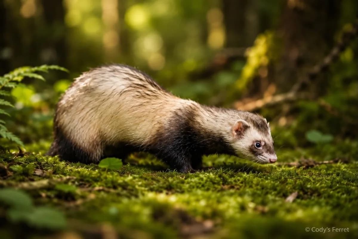 SOOKI, putoisé male 5yo mixed breed for adoption at Cody's Ferret ASBL, Erquelinnes