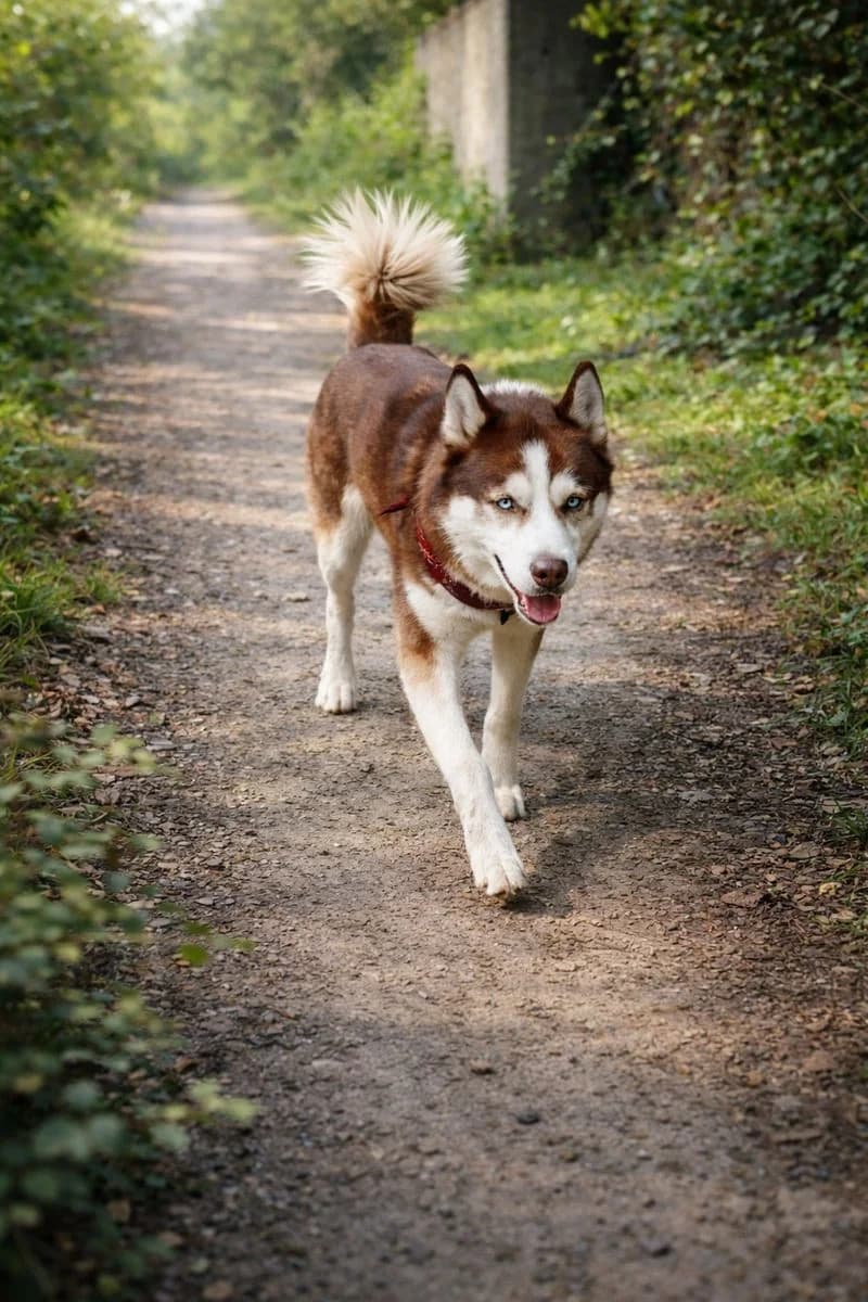Ajack, male 4yo Husky for adoption at Dierenasiel De Knuffelpootjes, Menen