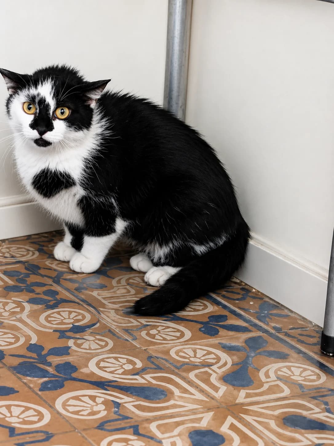 Linde, Zwart-wit female young European Shorthair for adoption at Dierenasiel De Knuffelpootjes, Menen