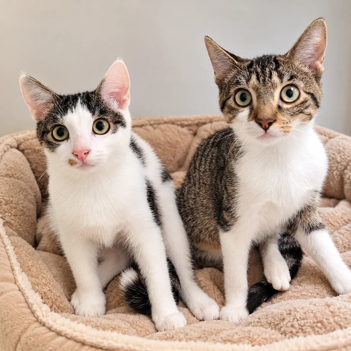 Aster & Ziva, senior Mixed Breed Cat for adoption at Dierenasiel Ninove, Ninove