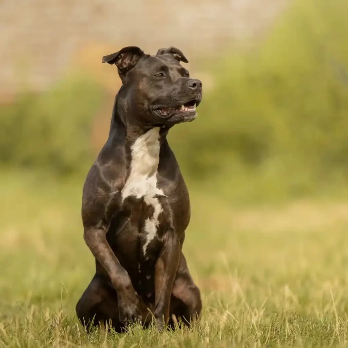 Ruby, female 6yo American Staffordshire Terrier for adoption at SPA La Louvière, Louviere
