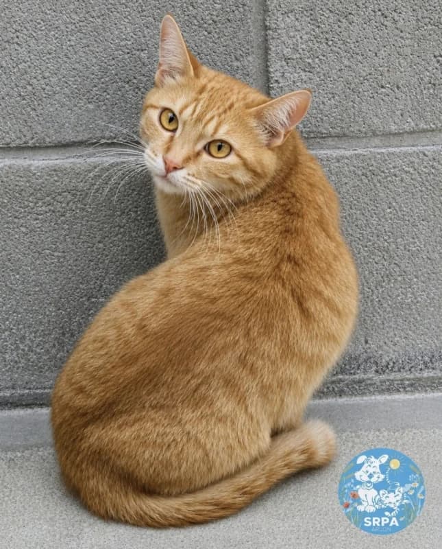 Paulette, female young European Shorthair for adoption at SRPA Arlon