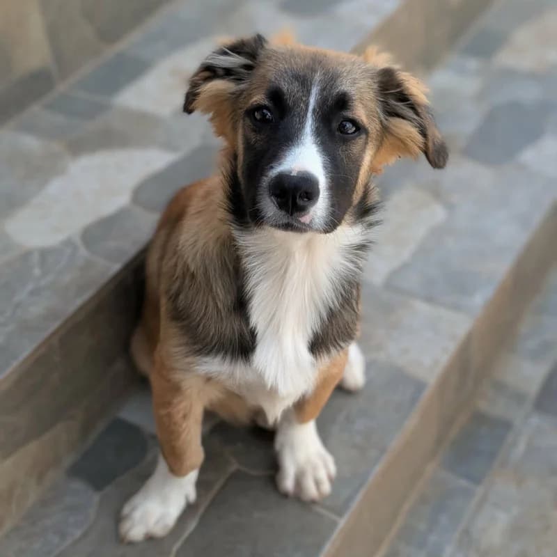 Flynn, male puppy Mixed Breed for adoption at Pfotenhilfe Mogli, Bowil