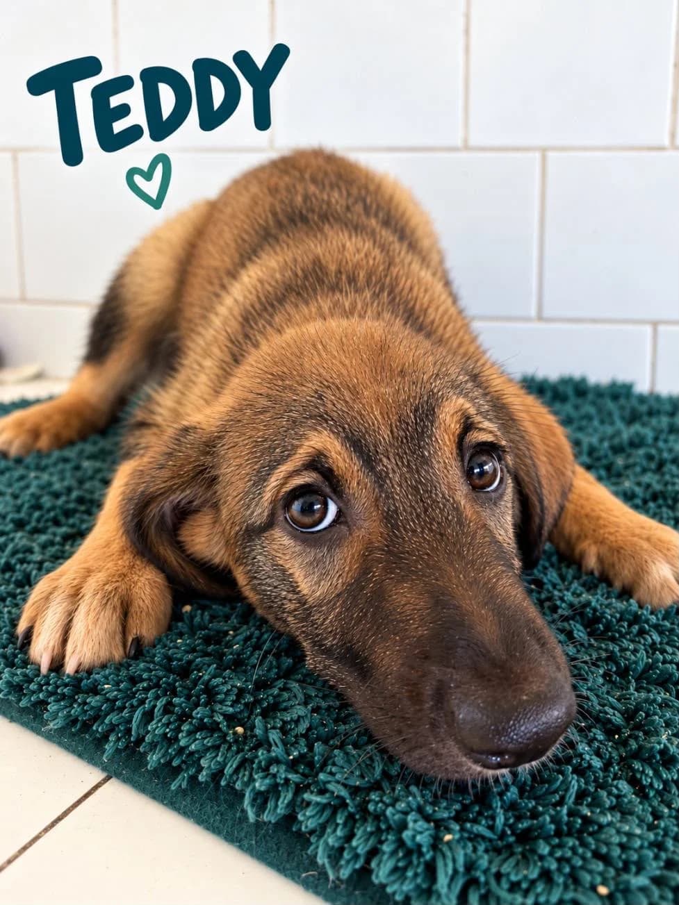 Teddy, female puppy Mixed Breed for adoption at Ein Freund fürs Leben e.V., Berlin