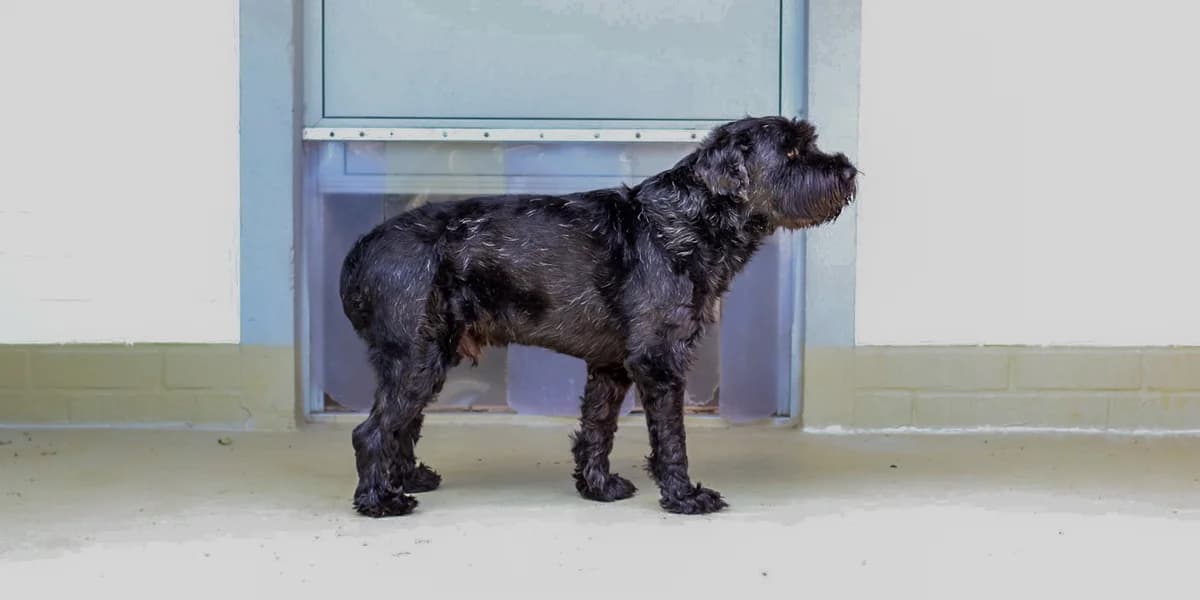 Luca, male 6yo Standard Schnauzer for adoption at Franziskus-Tierheim Hamburg, Hamburg