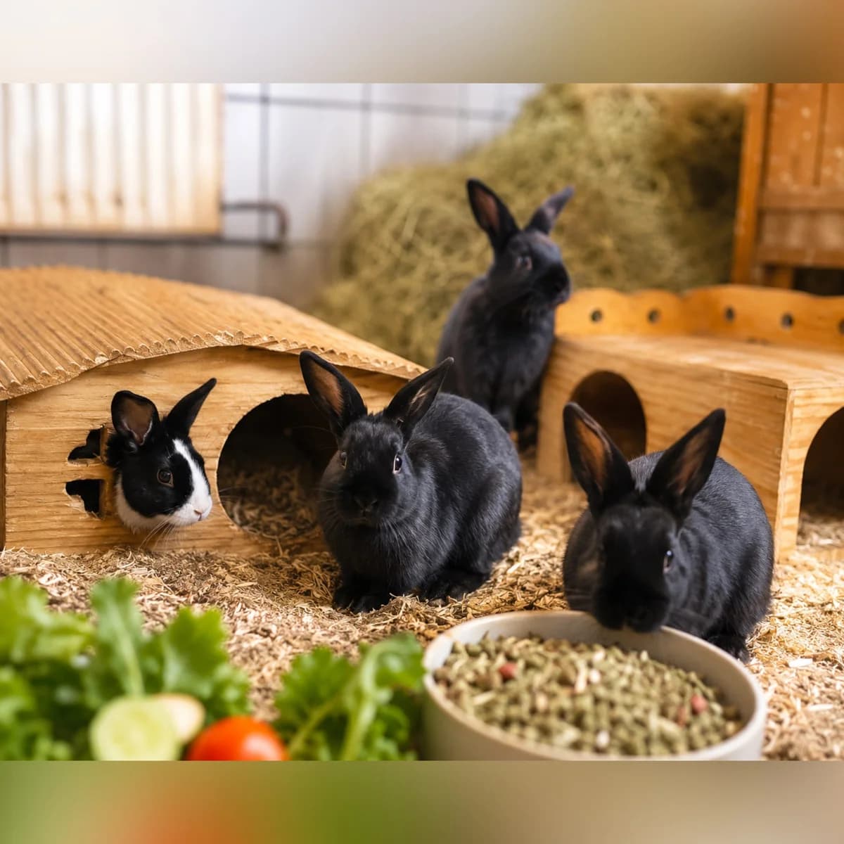 Kaninchen, male Mixed Breed for adoption at Hersfelder Tierschutzverein e.V., Bad Hersfeld
