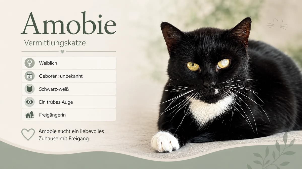 Amobie, schwarz female Mixed Breed for adoption at Hersfelder Tierschutzverein e.V., Bad Hersfeld