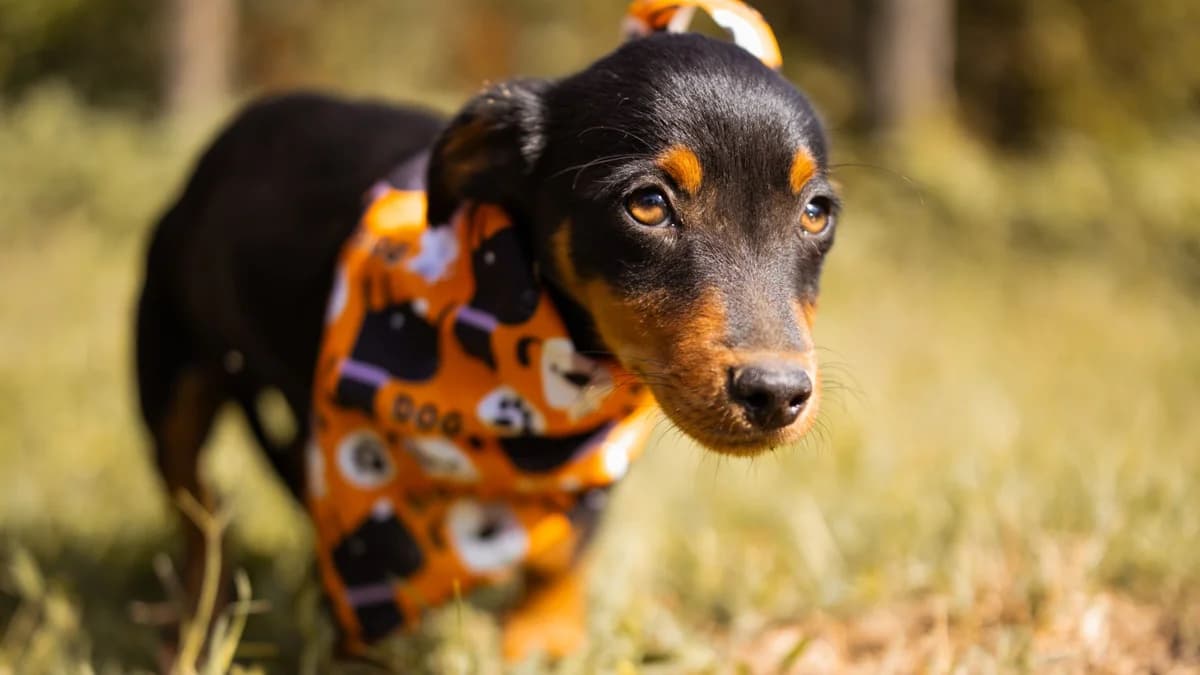 Nemo, schwarz male puppy Mixed Breed for adoption at Nordic Strays e.V.