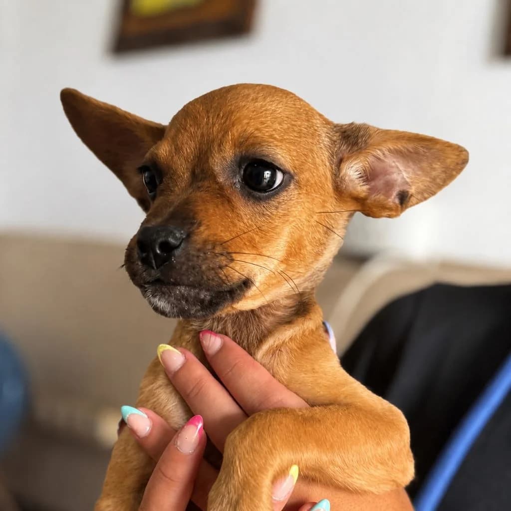 Paola, female puppy Chihuahua for adoption at SALVA Hundehilfe e.V.