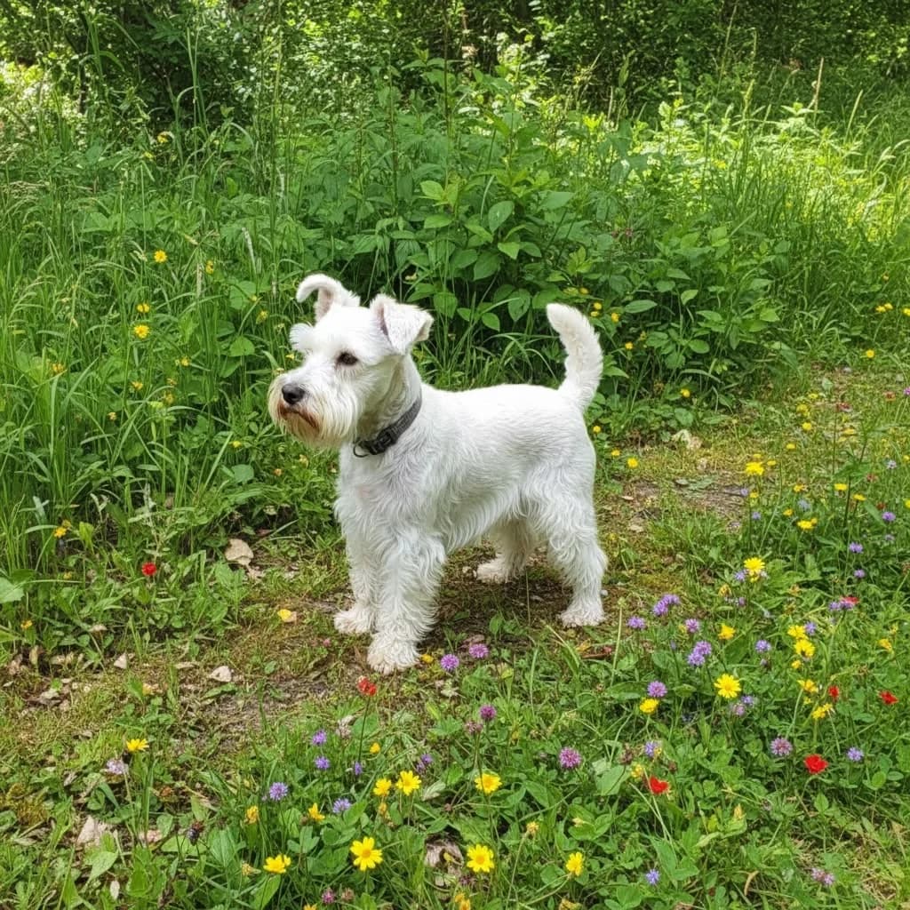 Gestatten, male Mixed Breed for adoption at Schnauzernothilfe e.V.