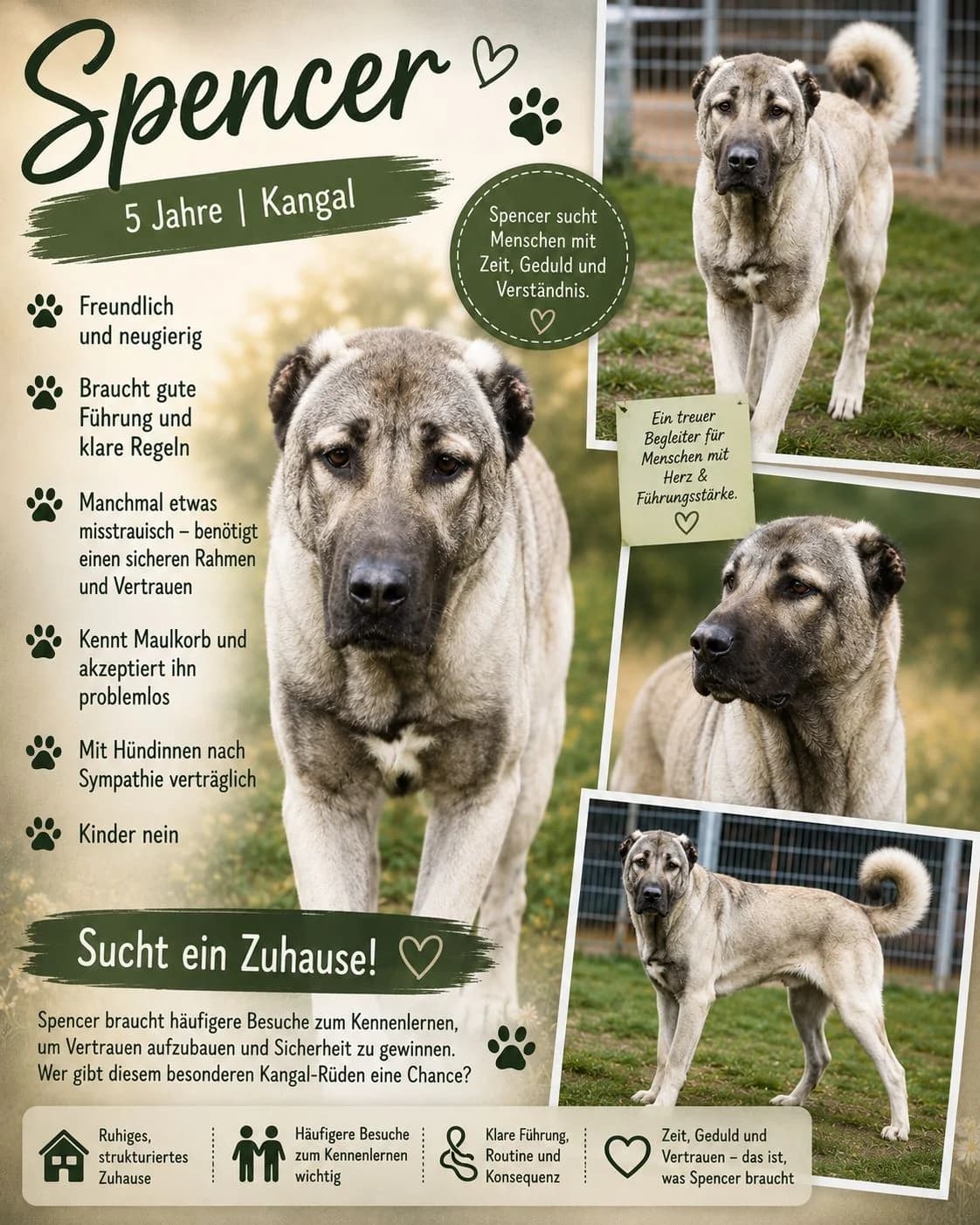 Spencer, Mixed Breed for adoption at SOS Hundehilfe Prignitz e.V., Groß Lüben