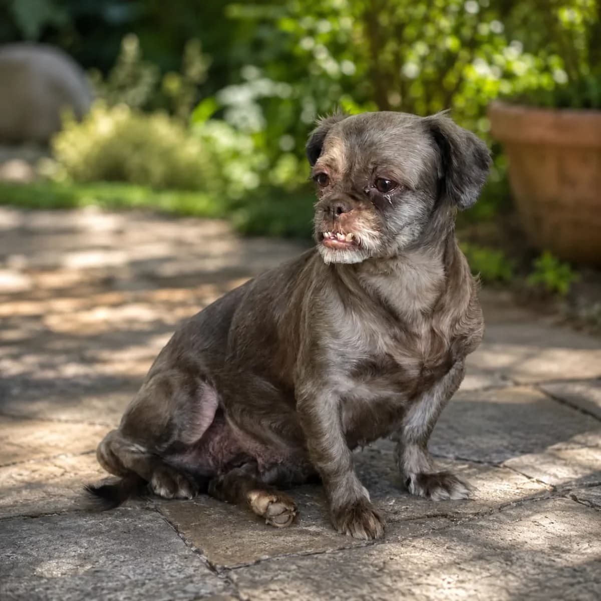 Shih Tzu Mix, female 6yo Mixed Breed for adoption at Tierfreunde Lüdinghausen und Umgebung e. V., Senden