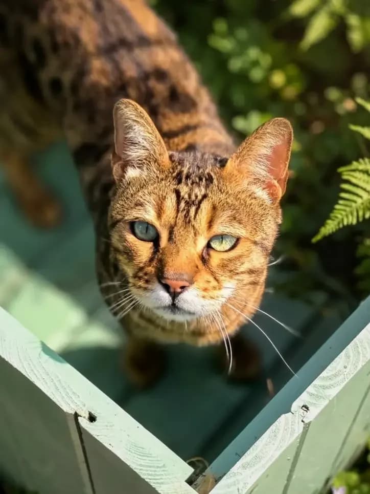 Orion, male 7yo Bengal for adoption at Agir Pour La Vie Animale, France