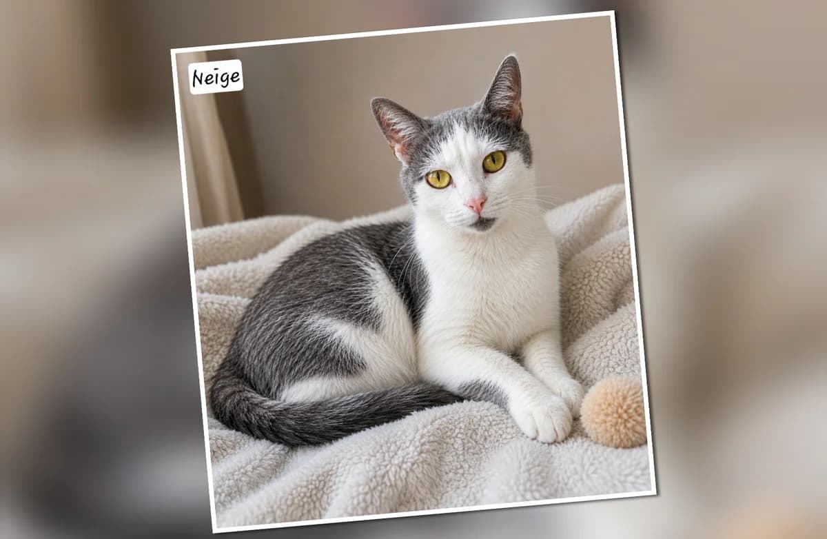 A l’adoption Neige, Mixed Breed for adoption at Association Les Patounes de Bezons, Bezons