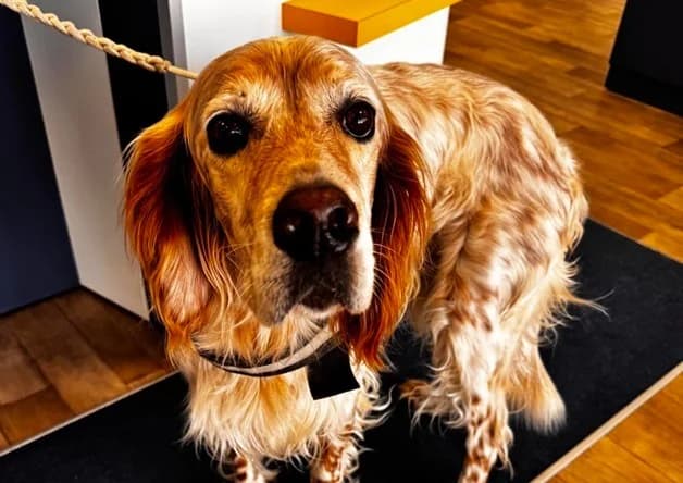 OVER, male English Setter for adoption at SPA Pornic, Pornic