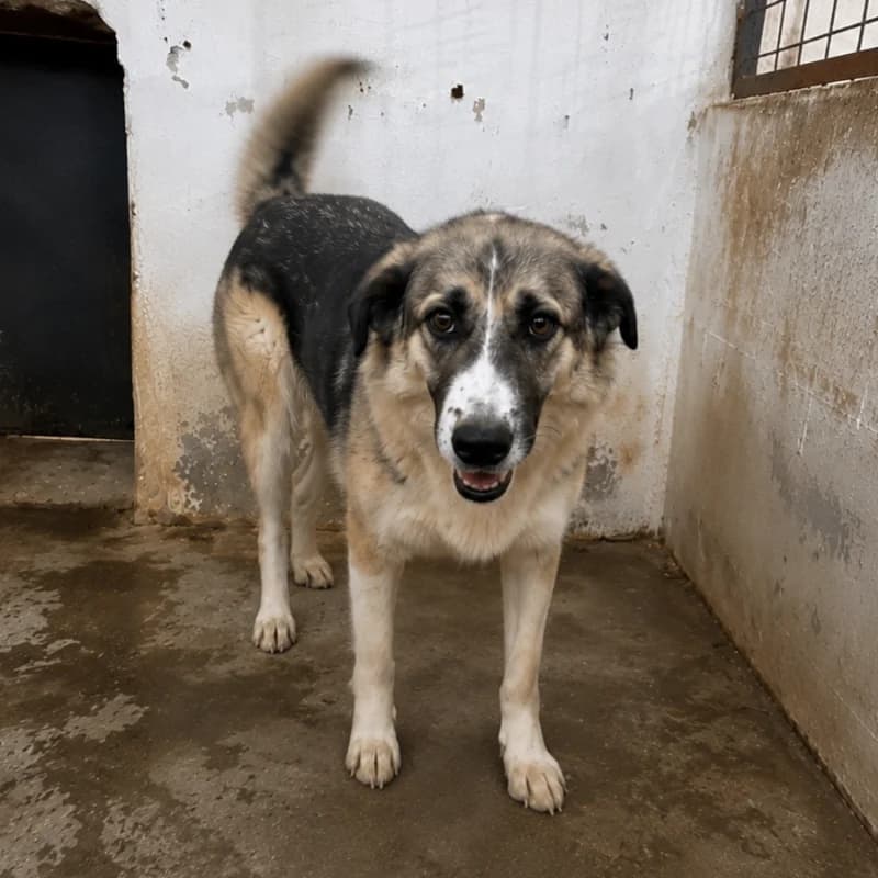 RHEA, female senior Mixed Breed for adoption at L, l arche de kala