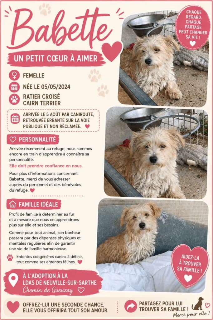 Bridget, male Mixed Breed for adoption at LDAS 72