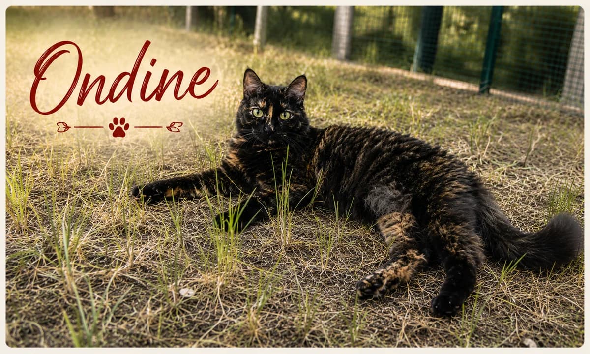 Ondine, Mixed Breed for adoption at Les Chats du Mercantour, les chats du mercantour