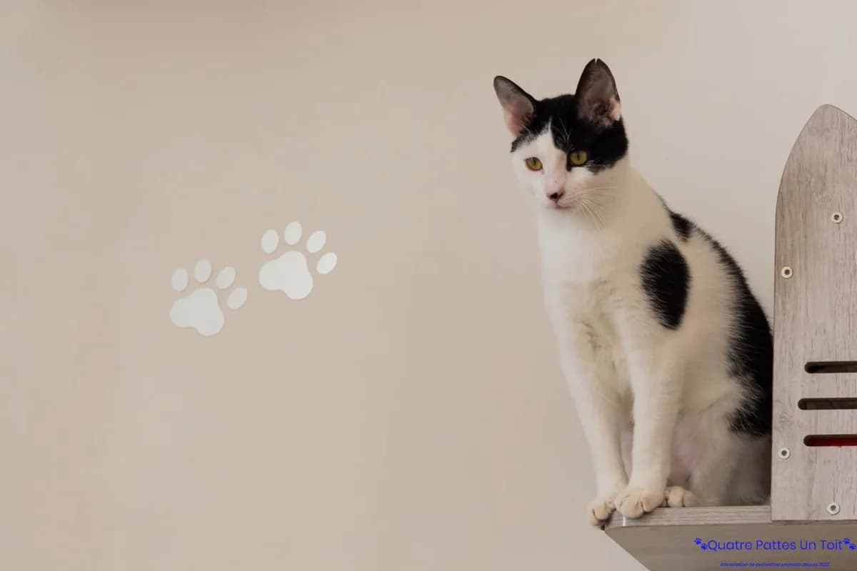 Alf, male young European Shorthair for adoption at Association Quatre Pattes, Un Toit, Saint-Sauveur