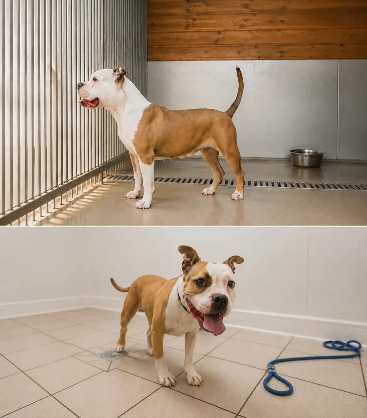 BIANCA, female 7yo mixed breed for adoption at Refuge Angoumois, Angoulême