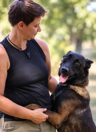 Leonard, male young Belgian Malinois for adoption at S.P.A Vauclusienne, Piégon