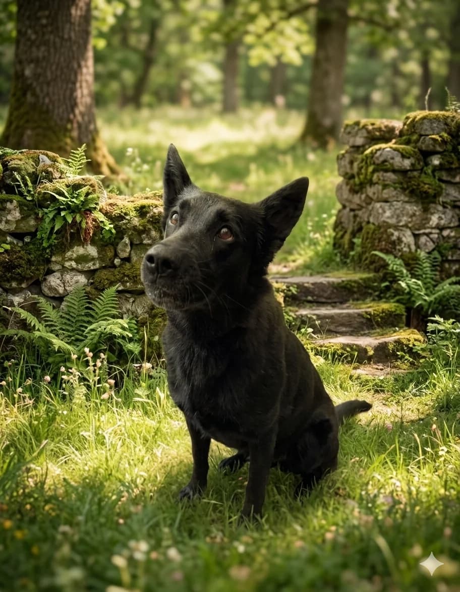 Ruby, female puppy German Shepherd for adoption at SPA de l